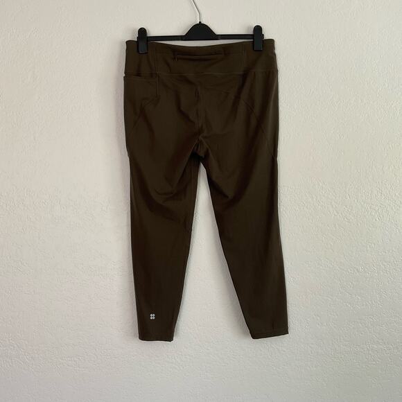 Sweaty Betty The Power 7/8 Olive Workout Leggings XXL - Picture 11 of 11